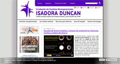 Desktop Screenshot of isadoraduncan.es