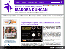Tablet Screenshot of isadoraduncan.es